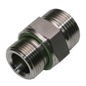 Male Stud Coupling with Elastomer Seal Thread Metric Parallel - Body Only