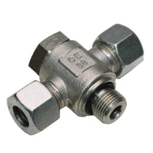 Banjo Tee Coupling with Allow Screw and Elastomer Seal Thread Metric Parallel - Equipped B4 Ring