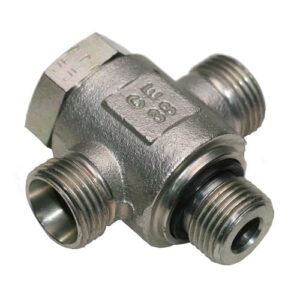 Banjo Tee Coupling with Allow Screw and Elastomer Seal Thread Metric Parallel - Body Only