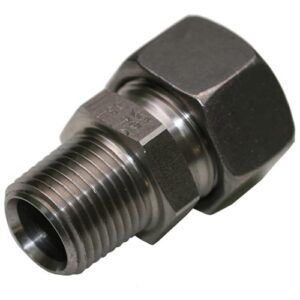 Male Stud Coupling Thread Metric Taper - Equipped B4 Ring