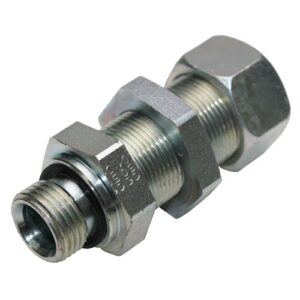 Bulkhead Connection with Elastomer Seal Thread BSP Parallel - Equipped B3 Ring