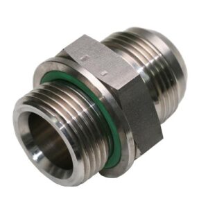 Male Stud Coupling with O-ring and Washer Thread BSP Parallel - O-ring Body