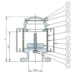 JIS Air Vent Head Valve