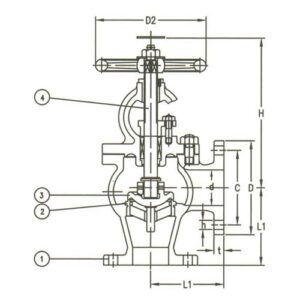 F7472 10K Cast Steel Angle Valve (SDNR)