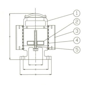 PN 10 Vent Check Cast Iron Valve