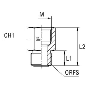 Female Gauge Coupling Thread Metric Parallel