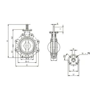Series 52 Full Lug Valves DIN PN10